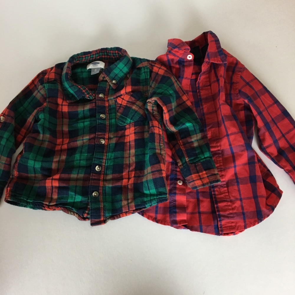 Boys lot bundle 3t flannel button down